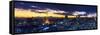 Skyline from Shiodome, Tokyo, Japan-Jon Arnold-Framed Stretched Canvas