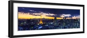 Skyline from Shiodome, Tokyo, Japan-Jon Arnold-Framed Photographic Print