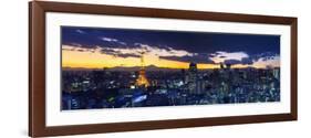 Skyline from Shiodome, Tokyo, Japan-Jon Arnold-Framed Photographic Print