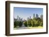 Skyline from Shrine of Remembrance, Melbourne, Victoria, Australia-Ian Trower-Framed Photographic Print