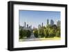Skyline from Shrine of Remembrance, Melbourne, Victoria, Australia-Ian Trower-Framed Photographic Print