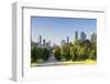 Skyline from Shrine of Remembrance, Melbourne, Victoria, Australia-Ian Trower-Framed Photographic Print