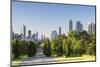 Skyline from Shrine of Remembrance, Melbourne, Victoria, Australia-Ian Trower-Mounted Photographic Print