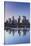 Skyline from the Mississippi River, Minneapolis, Minnesota, USA-Walter Bibikow-Stretched Canvas