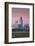 Skyline from the Missouri River at Dawn, Omaha, Nebraska, USA-Walter Bibikow-Framed Photographic Print