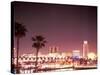 Skyline from the Park at Long Beach Harbor, Long Beach, California, USA-Brent Bergherm-Stretched Canvas