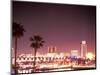 Skyline from the Park at Long Beach Harbor, Long Beach, California, USA-Brent Bergherm-Mounted Photographic Print