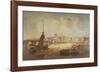 Skyline from the River-The Vintage Collection-Framed Premium Giclee Print