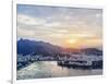 Skyline from the Sugarloaf Mountain at sunset, Rio de Janeiro, Brazil, South America-Karol Kozlowski-Framed Photographic Print