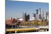 Skyline from the University of Minnesota, Minneapolis, Minnesota, USA-Walter Bibikow-Mounted Photographic Print