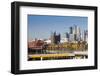 Skyline from the University of Minnesota, Minneapolis, Minnesota, USA-Walter Bibikow-Framed Photographic Print