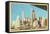 Skyline from under Brooklyn Bridge, New York City-null-Framed Stretched Canvas