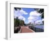 Skyline from Walkway by Lake Eola, Orlando, Florida-Bill Bachmann-Framed Photographic Print