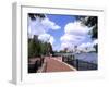 Skyline from Walkway by Lake Eola, Orlando, Florida-Bill Bachmann-Framed Photographic Print