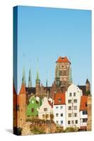 Skyline, Gdansk, Poland, Europe-Christian Kober-Stretched Canvas