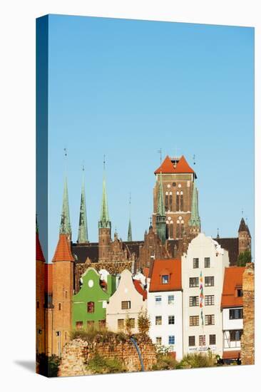 Skyline, Gdansk, Poland, Europe-Christian Kober-Stretched Canvas