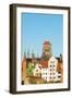 Skyline, Gdansk, Poland, Europe-Christian Kober-Framed Photographic Print