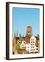 Skyline, Gdansk, Poland, Europe-Christian Kober-Framed Photographic Print