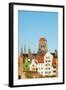 Skyline, Gdansk, Poland, Europe-Christian Kober-Framed Photographic Print