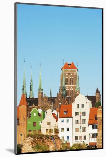 Skyline, Gdansk, Poland, Europe-Christian Kober-Mounted Photographic Print