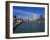 Skyline, Genessee River, Rochester, New York-Bill Bachmann-Framed Premium Photographic Print