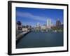 Skyline, Genessee River, Rochester, New York-Bill Bachmann-Framed Photographic Print