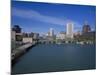 Skyline, Genessee River, Rochester, New York-Bill Bachmann-Mounted Photographic Print