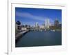 Skyline, Genessee River, Rochester, New York-Bill Bachmann-Framed Photographic Print