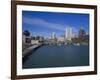 Skyline, Genessee River, Rochester, New York-Bill Bachmann-Framed Photographic Print