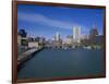 Skyline, Genessee River, Rochester, New York-Bill Bachmann-Framed Photographic Print