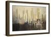 Skyline Harbour-Jurgen Gottschlag-Framed Art Print