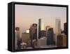 Skyline, Houston, Texas, United States of America, North America-Michael DeFreitas-Framed Stretched Canvas