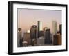 Skyline, Houston, Texas, United States of America, North America-Michael DeFreitas-Framed Photographic Print