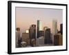 Skyline, Houston, Texas, United States of America, North America-Michael DeFreitas-Framed Photographic Print