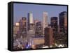 Skyline, Houston, Texas, United States of America, North America-Michael DeFreitas-Framed Stretched Canvas