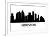 Skyline Houston-unkreatives-Framed Premium Giclee Print