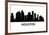 Skyline Houston-unkreatives-Framed Premium Giclee Print