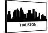 Skyline Houston-unkreatives-Framed Stretched Canvas