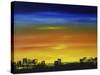 Skyline II-Hilary Winfield-Stretched Canvas