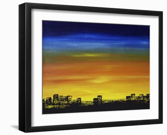 Skyline II-Hilary Winfield-Framed Giclee Print