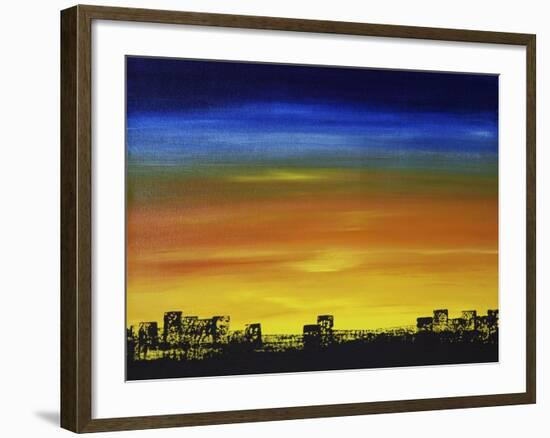 Skyline II-Hilary Winfield-Framed Giclee Print