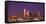 Skyline illuminated at night, Dallas, Texas, USA-null-Framed Stretched Canvas