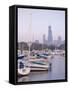 Skyline Including Sears Tower, Chicago, Illinois-Alan Copson-Framed Stretched Canvas