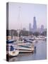 Skyline Including Sears Tower, Chicago, Illinois-Alan Copson-Stretched Canvas