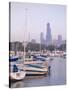 Skyline Including Sears Tower, Chicago, Illinois-Alan Copson-Stretched Canvas