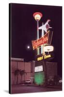 Skyline Inn, Motel Sign, Retro-null-Stretched Canvas