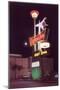 Skyline Inn, Motel Sign, Retro-null-Mounted Art Print