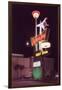 Skyline Inn, Motel Sign-Found Image Press-Framed Photographic Print