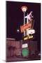 Skyline Inn, Motel Sign-Found Image Press-Mounted Photographic Print