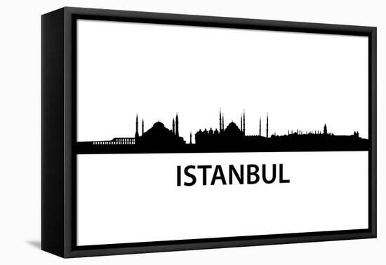 Skyline Istanbul-unkreatives-Framed Stretched Canvas